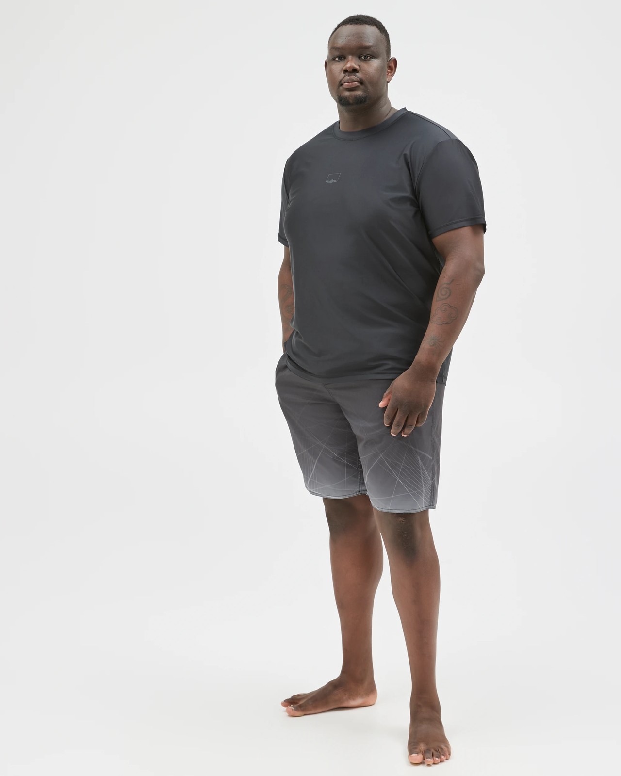 Plus Size Short Sleeve Swim Rash Vest 2 of 5