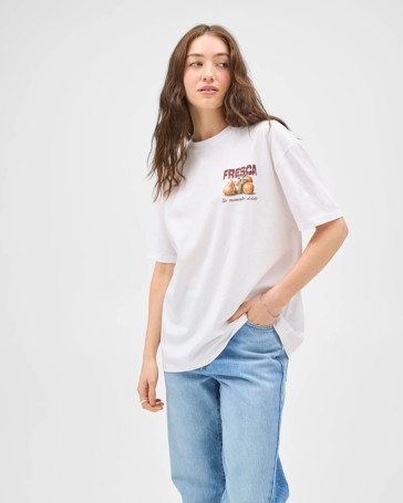 Lily Loves Australian Cotton Oversized Boyfriend T-Shirt