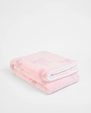 Becky Bows Kids Super Soft Throw
