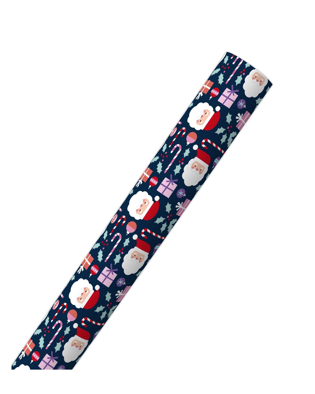 Hallmark Christmas Wrapping Paper - Candy Canes, Baubles, Holly and Santa Claus 3 of 3