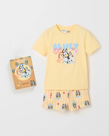 Licensed Bluey Australian Cotton Younger Girls Pyjama Set