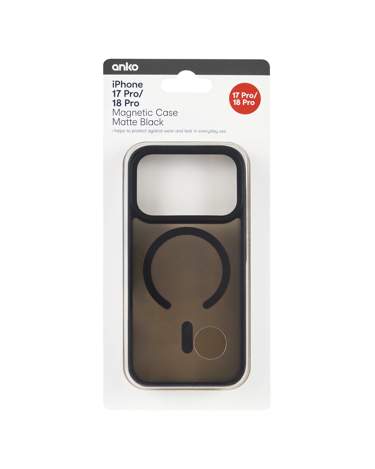 Anko iPhone 17 Pro Magnetic Case - Matte Black 6 of 6