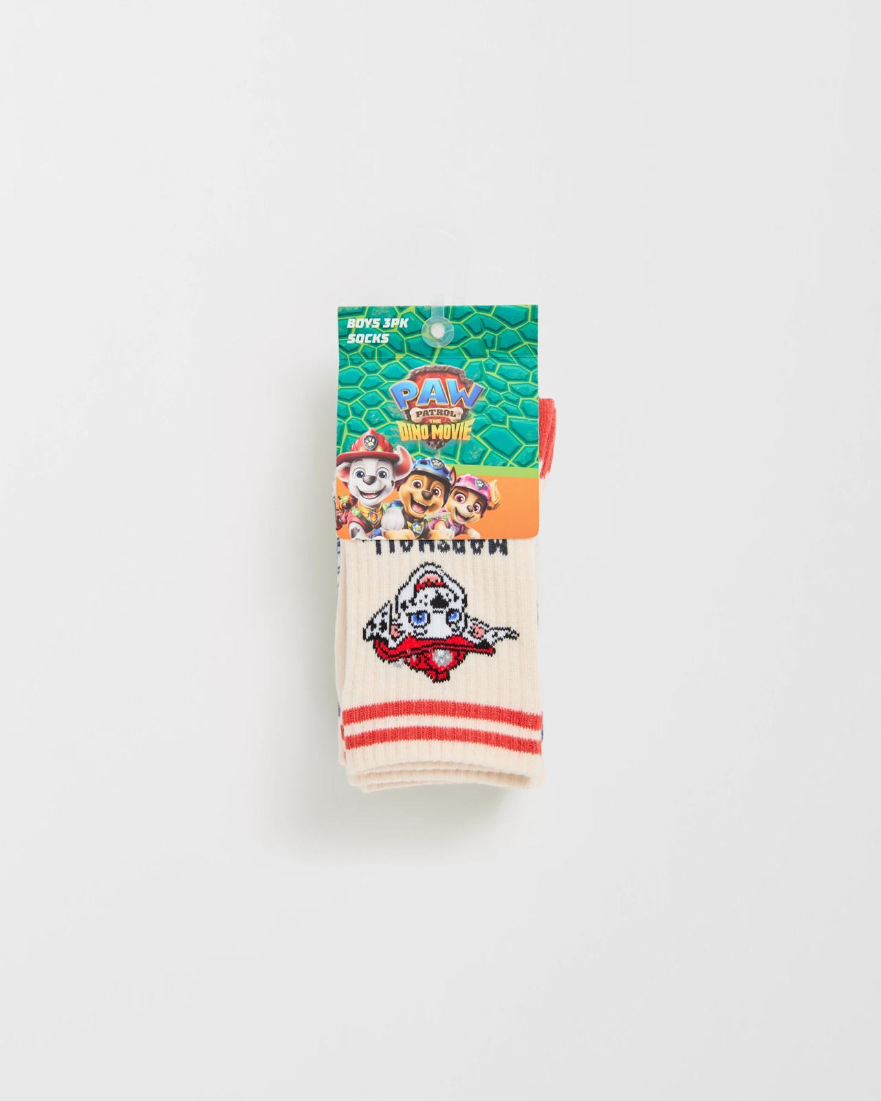 Licensed Paw Patrol 3 Pack Younger Boys Crew Socks 3 of 3