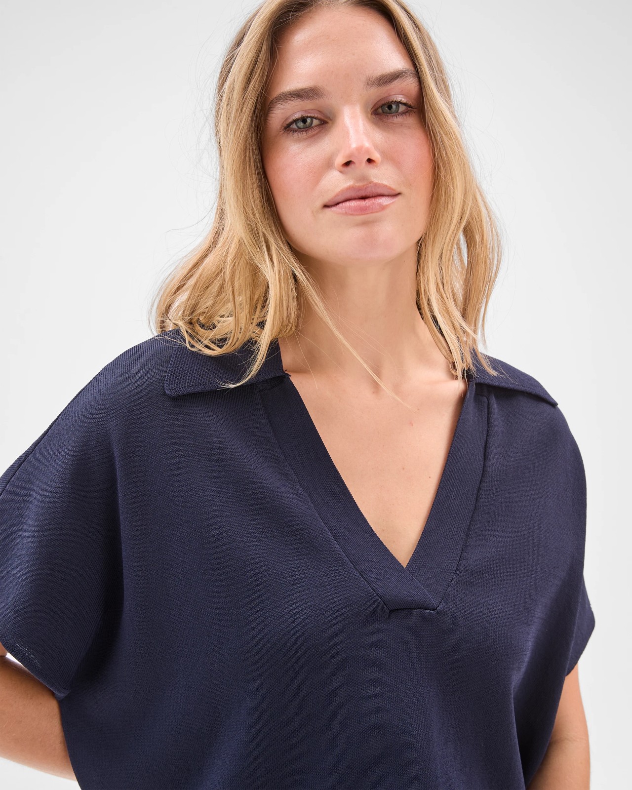 Lily Loves Basque Detail Polo Top 3 of 5