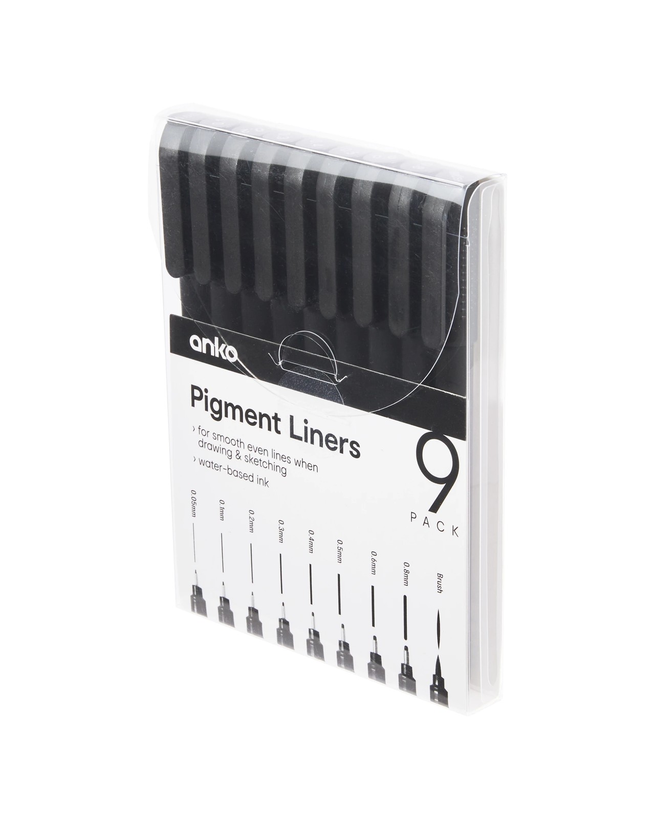 Pigment Liners, 9 Pack - Anko 2 of 5