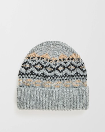Fairisle Knit Beanie