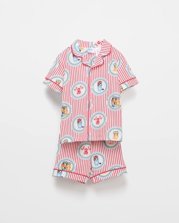 Family Matching Christmas Bluey Younger Kids Australian Cotton Pyjama Set