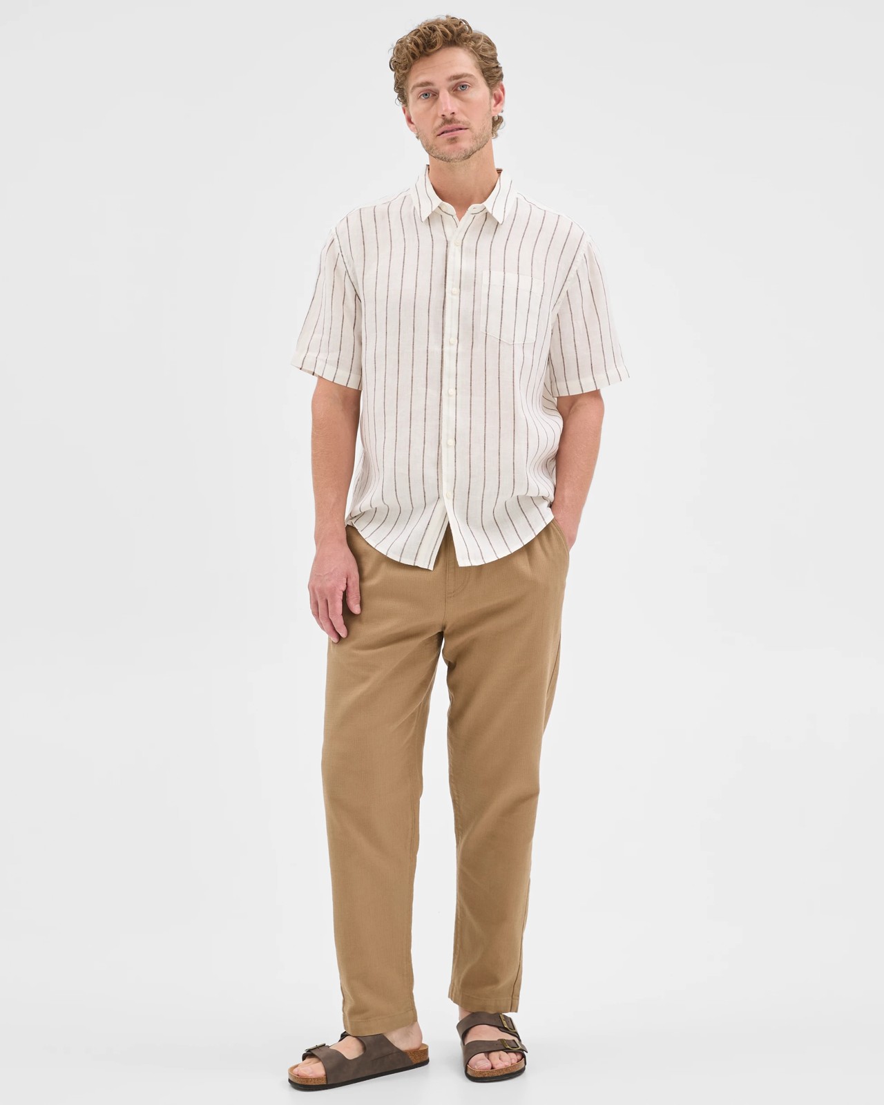 European Linen Short Sleeve Shirt 2 of 5