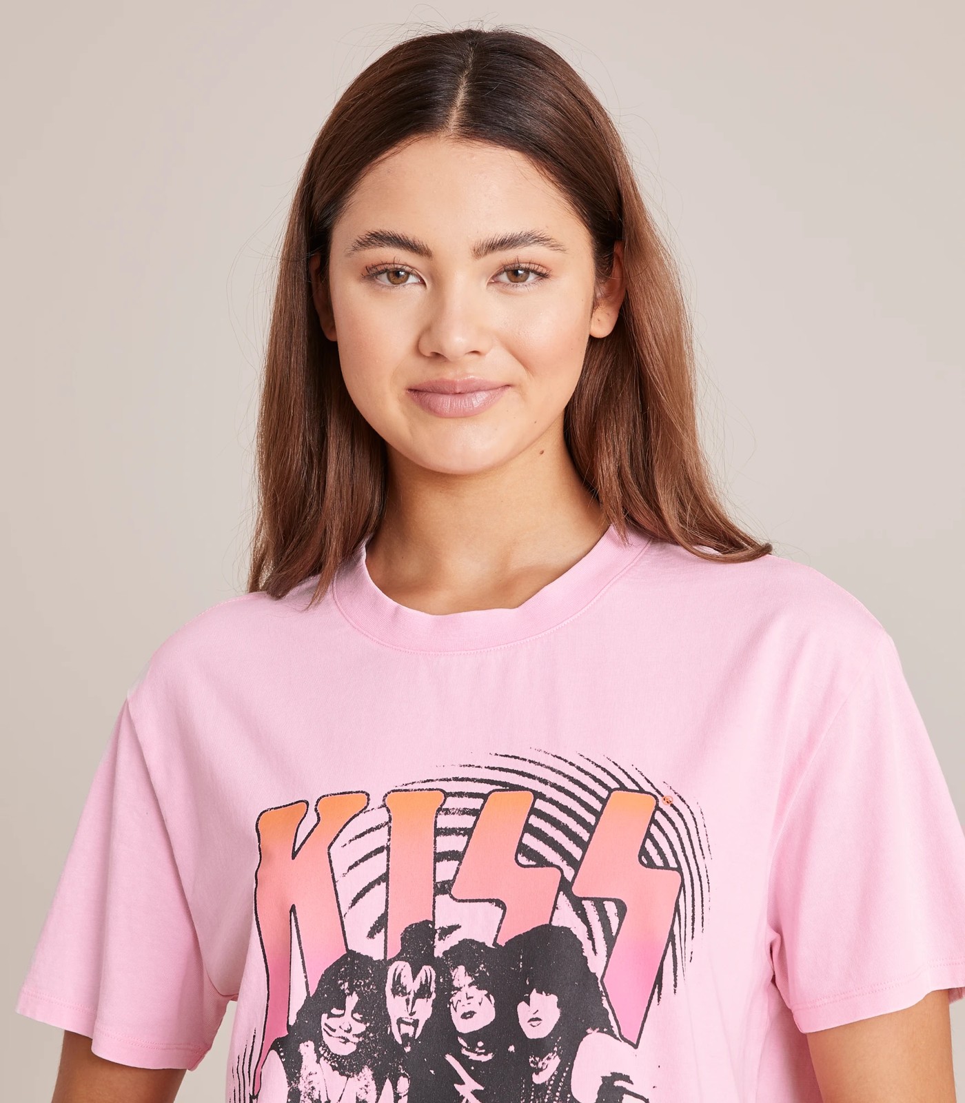 KISS Crew Neck Boxy TShirt Target Australia