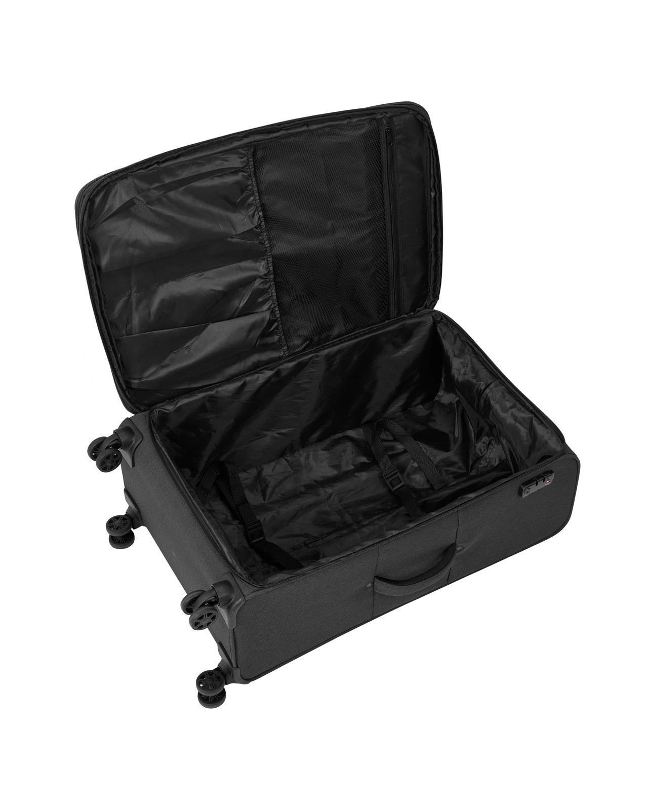 Anko 71cm 8 Wheels Lightweight Quilted Soft Case - Charcoal 3 of 6