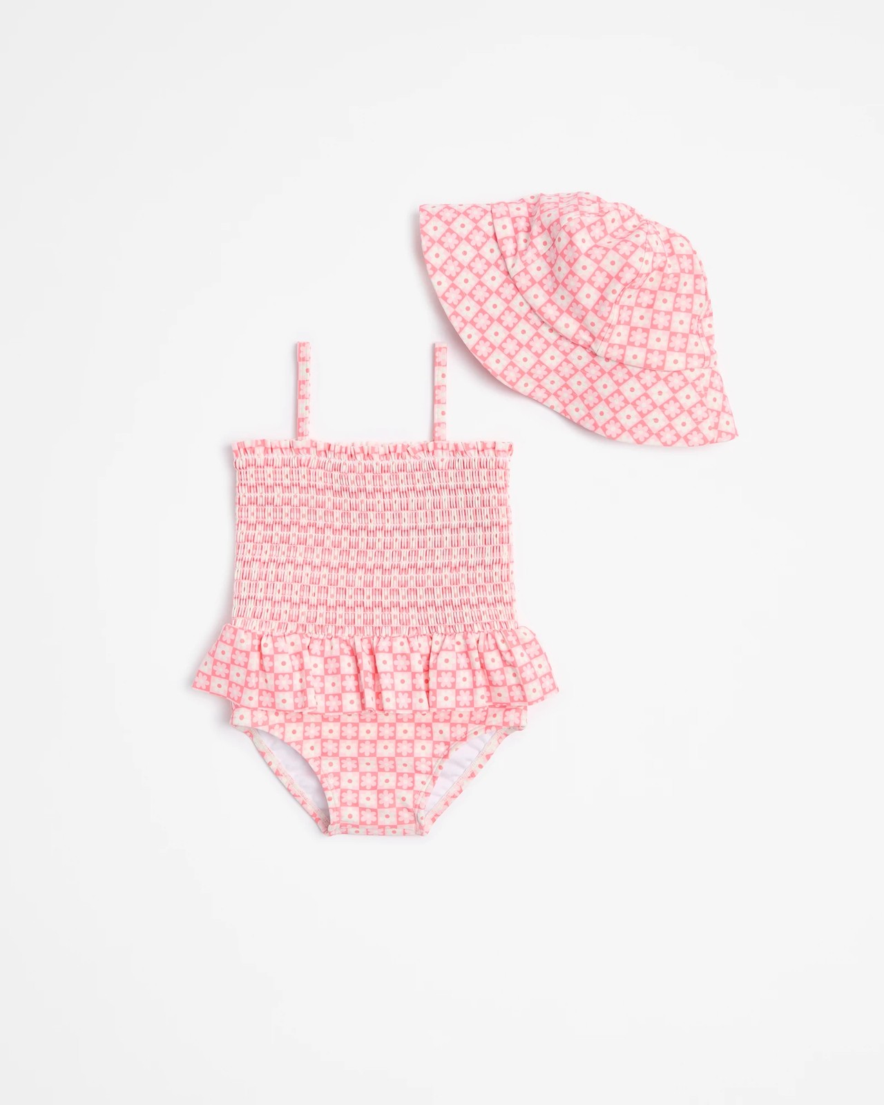 Baby swimsuit with matching hat online