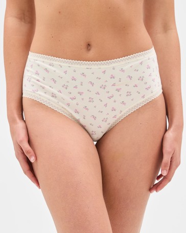 Australian Cotton Blend 5 Pack Elevated Full Briefs