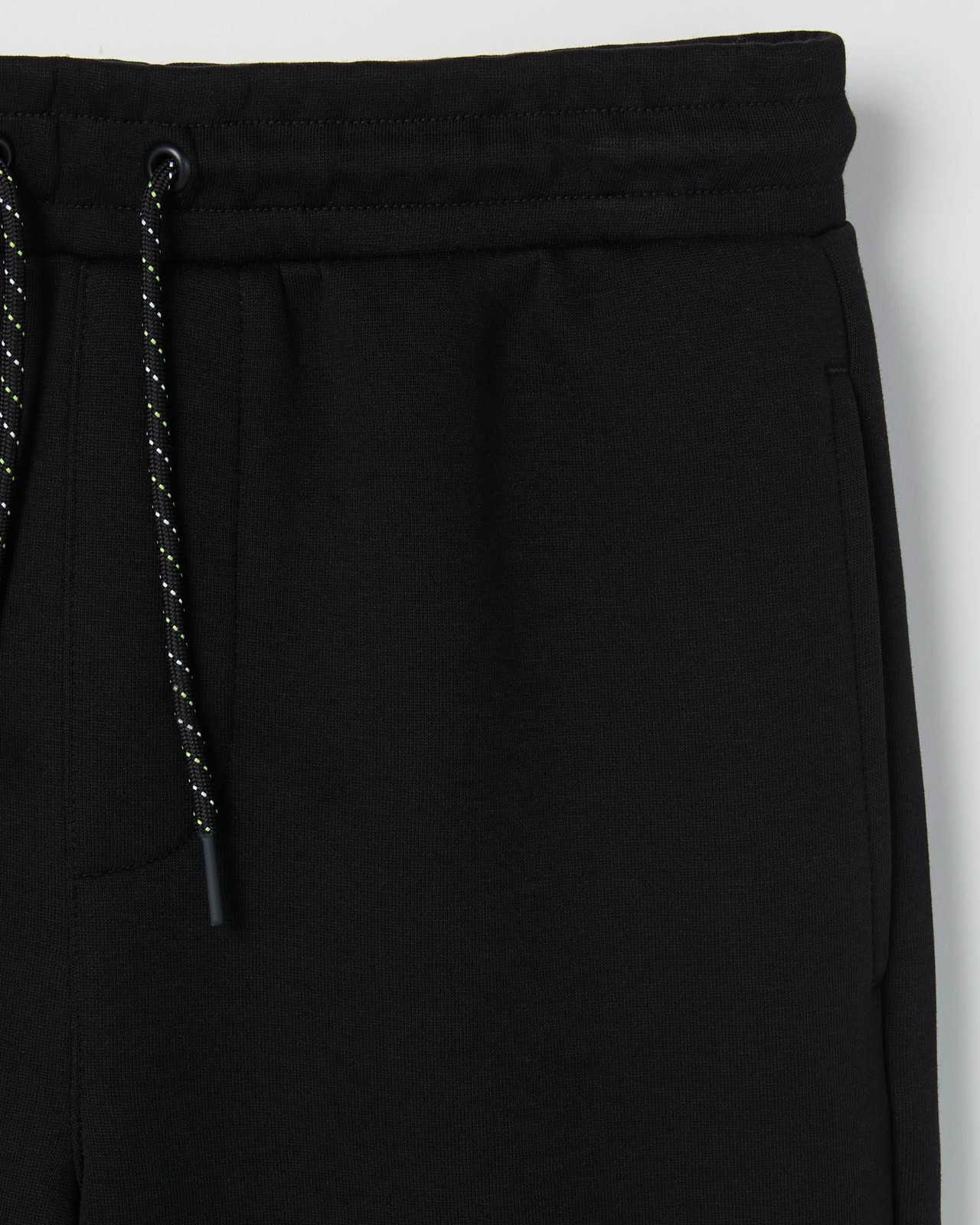 Australian Cotton Blend Tech Fleece Shorts - Black 2 of 2