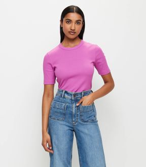 Australian Cotton Rib Layer T-Shirt