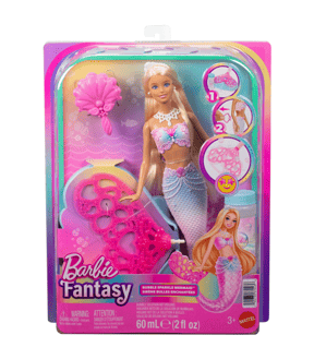 Barbie Bubble Sparkle Mermaid Doll