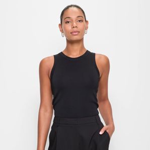 Ultimate Sleeveless Rib Knit Tank Top - Preview