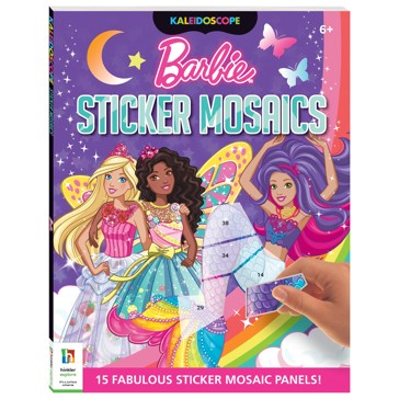 Kaleidoscope Barbie Sticker Mosaics - Book