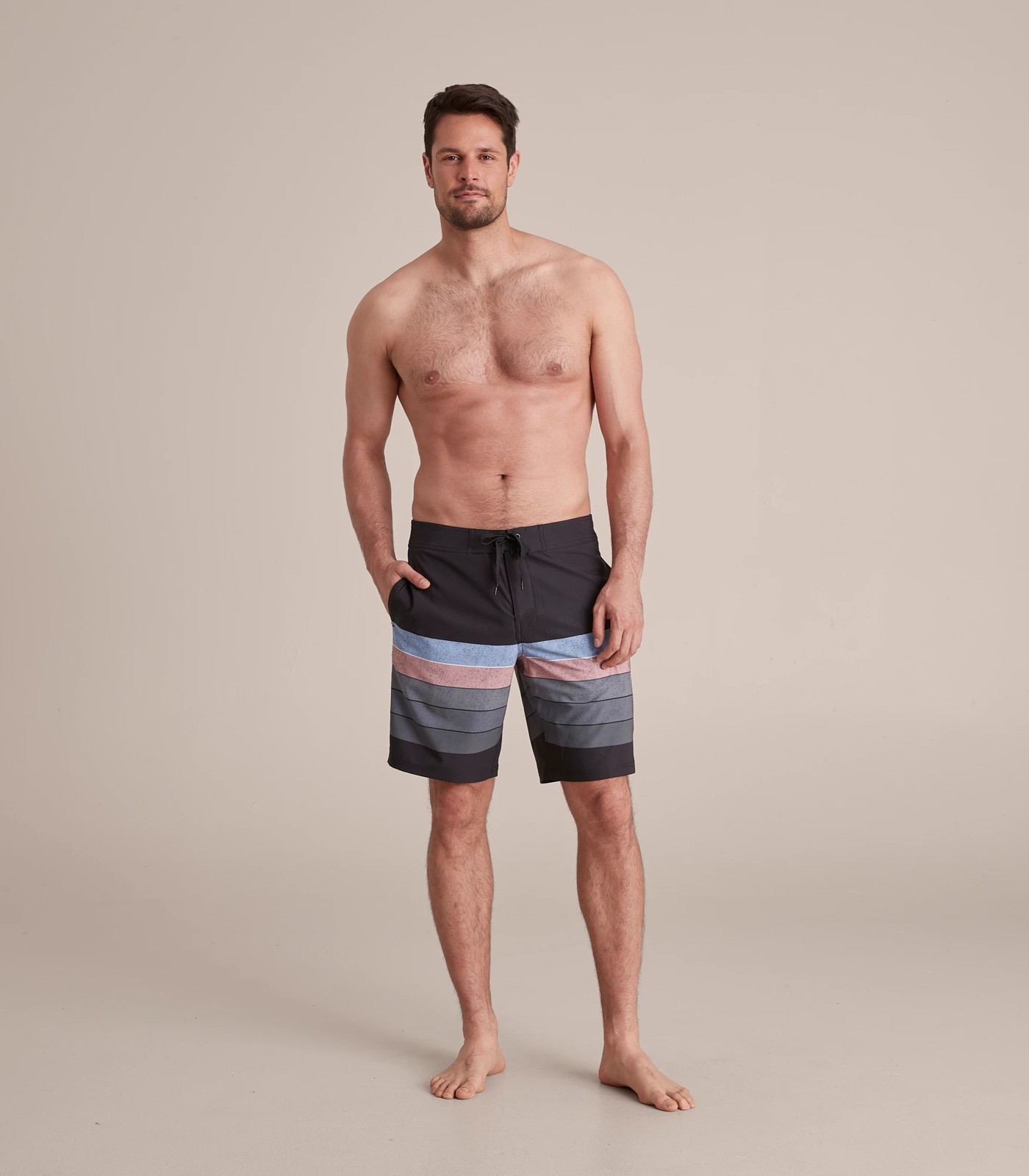 Retro Stripe Boardshorts 2 of 5