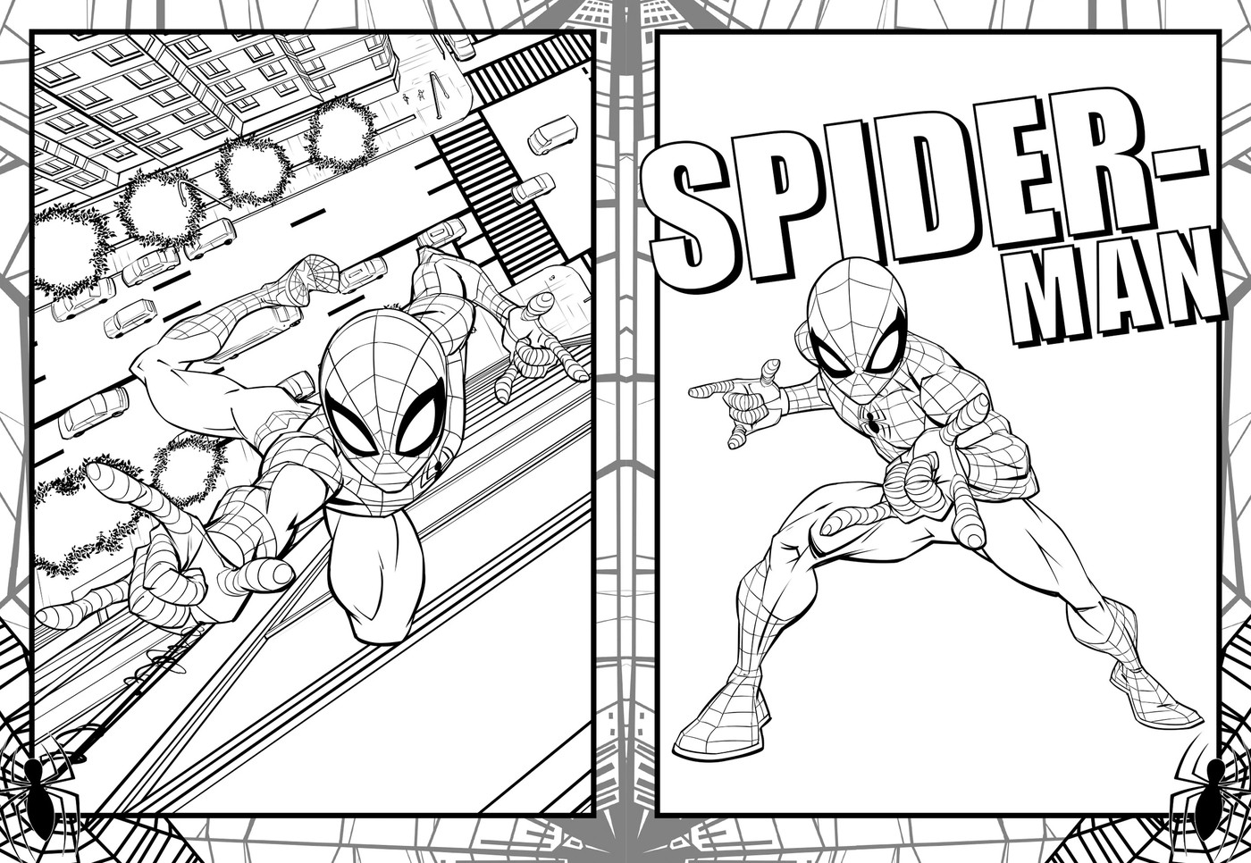 Marvel Spider-Man: Superstar Colouring and Sticker Book 2 of 4