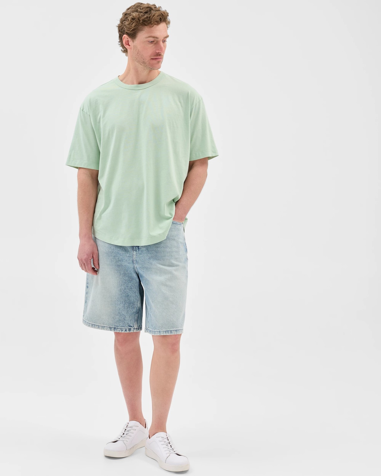 Australian Cotton T-Shirt  - Green 2 of 6