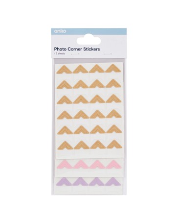 Anko Photo Corner Stickers