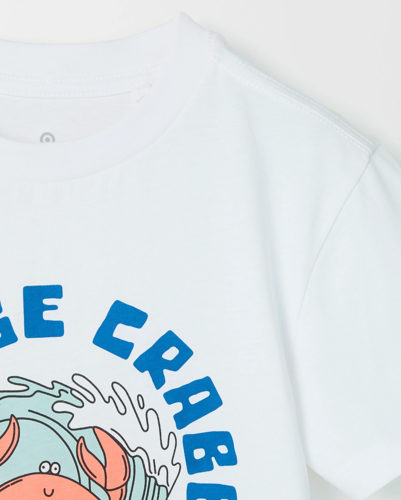 Australian Cotton Short Sleeve T-Shirt - White 6 of 6