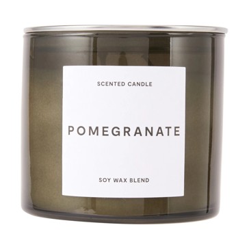 Pomegranate Inspired Glass Candle - Anko
