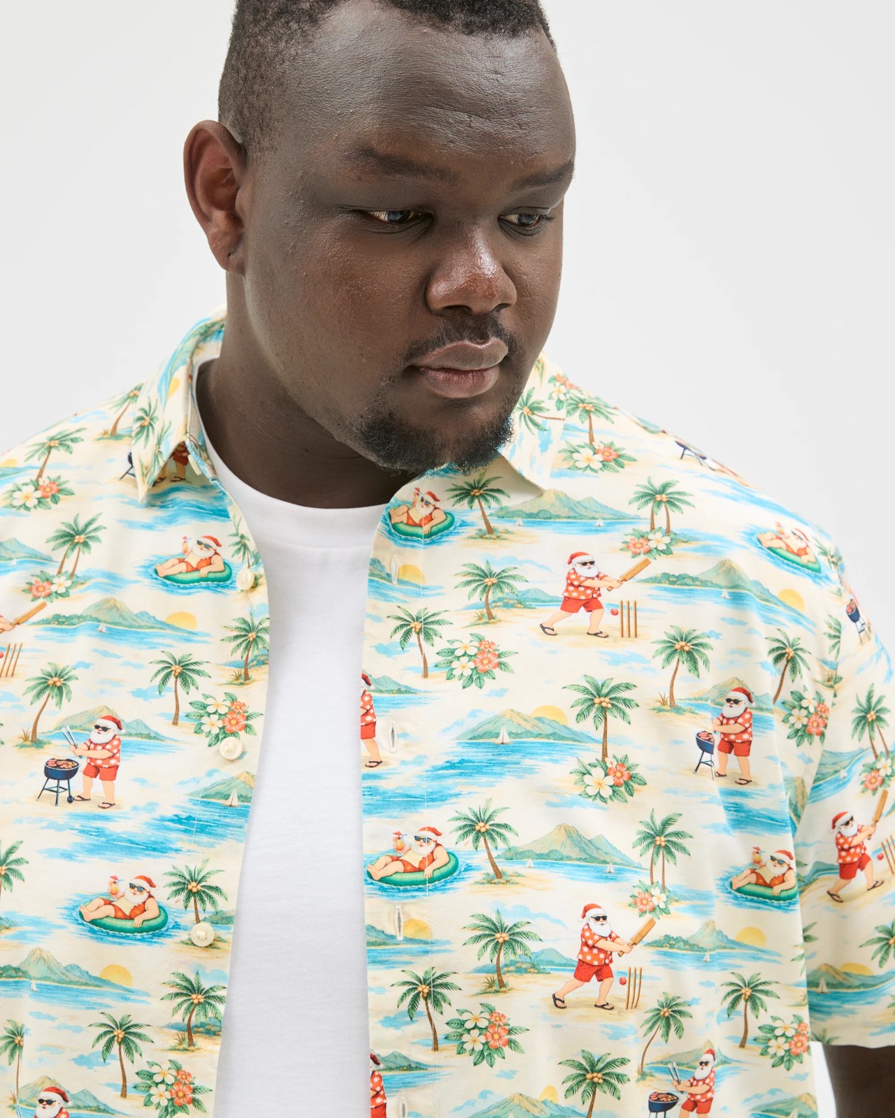 Plus Size Australian Cotton Blend Christmas Shirt 3 of 6