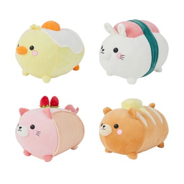 Laying Food Cushy Plush Toy, Assorted - Anko