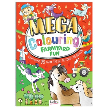 Mega Colouring Farmyard Fun Book