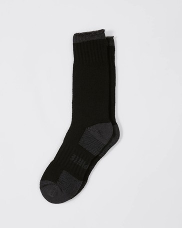 Graphite 2 Pack Bamboo Outdoor Socks - Black