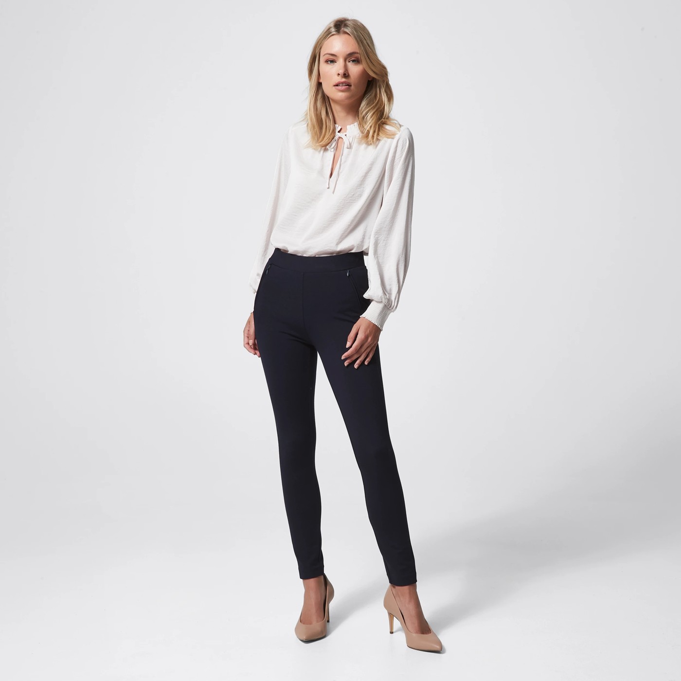 Preview Skinny Ponti Trouser Leggings 6 of 6