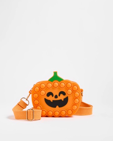 Kids Pumpkin Pop It Crossbody Bag