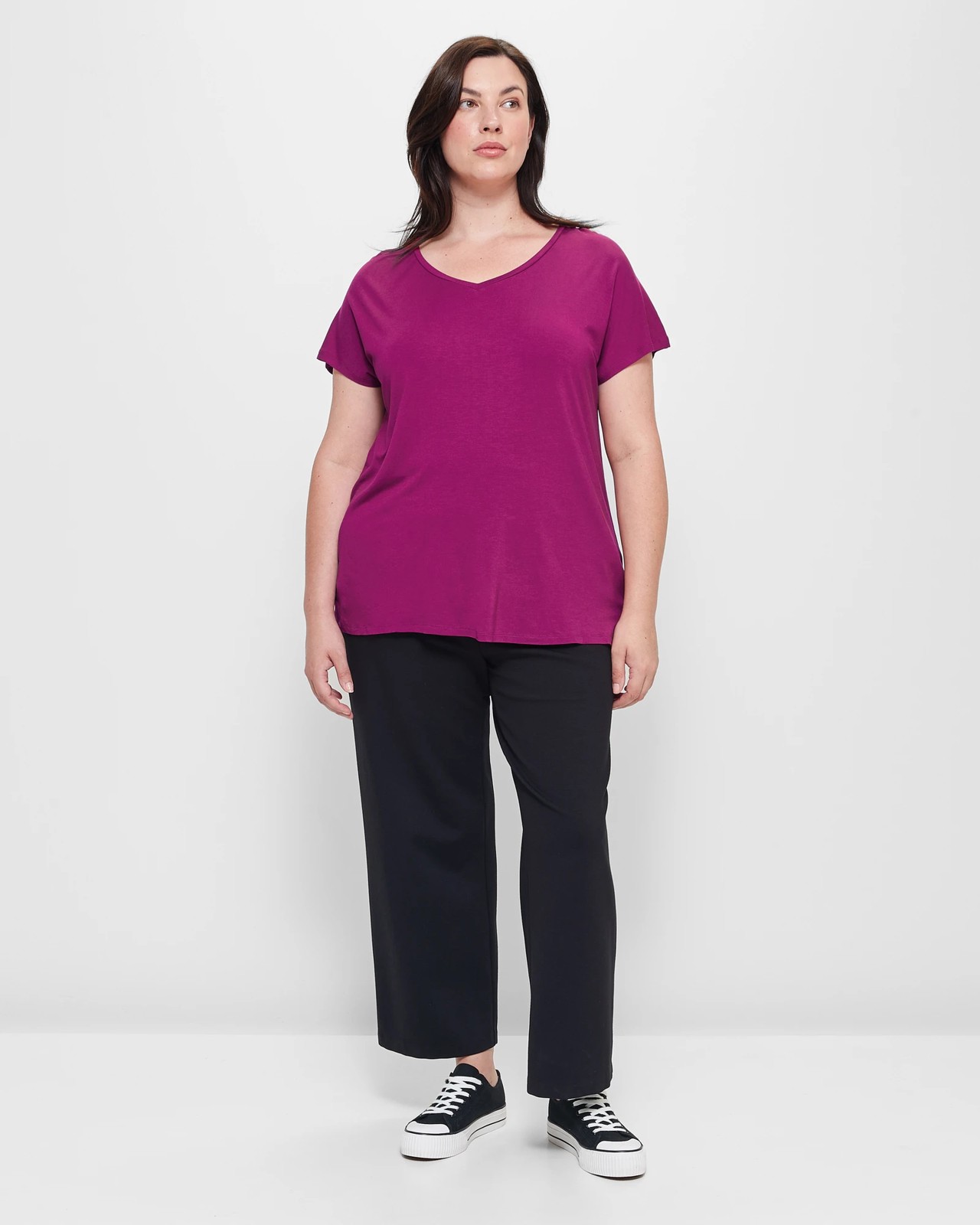 Plus Size V-Neck T-Shirt 2 of 5