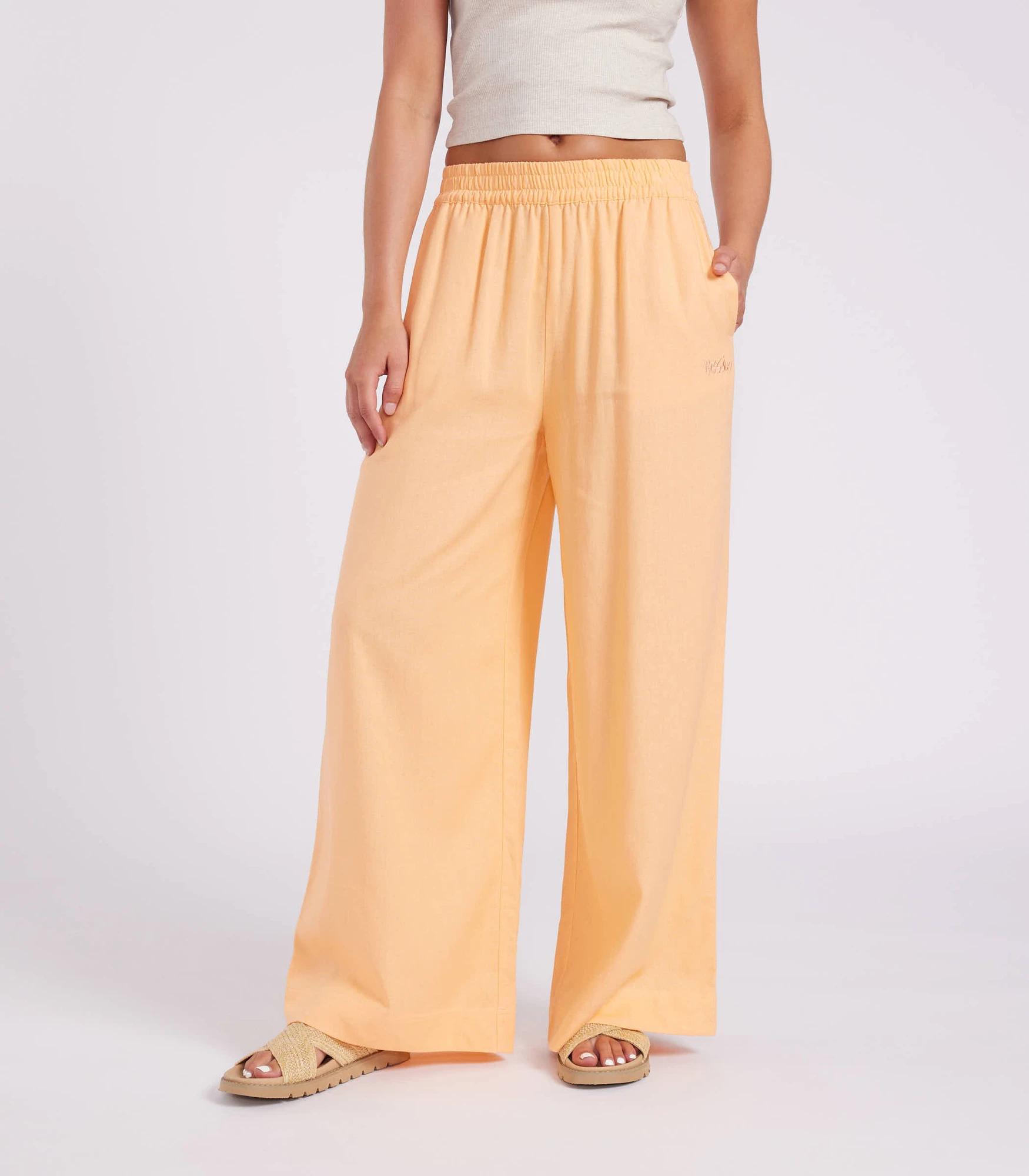 Mossimo Polly Wide Leg Pants - Orange