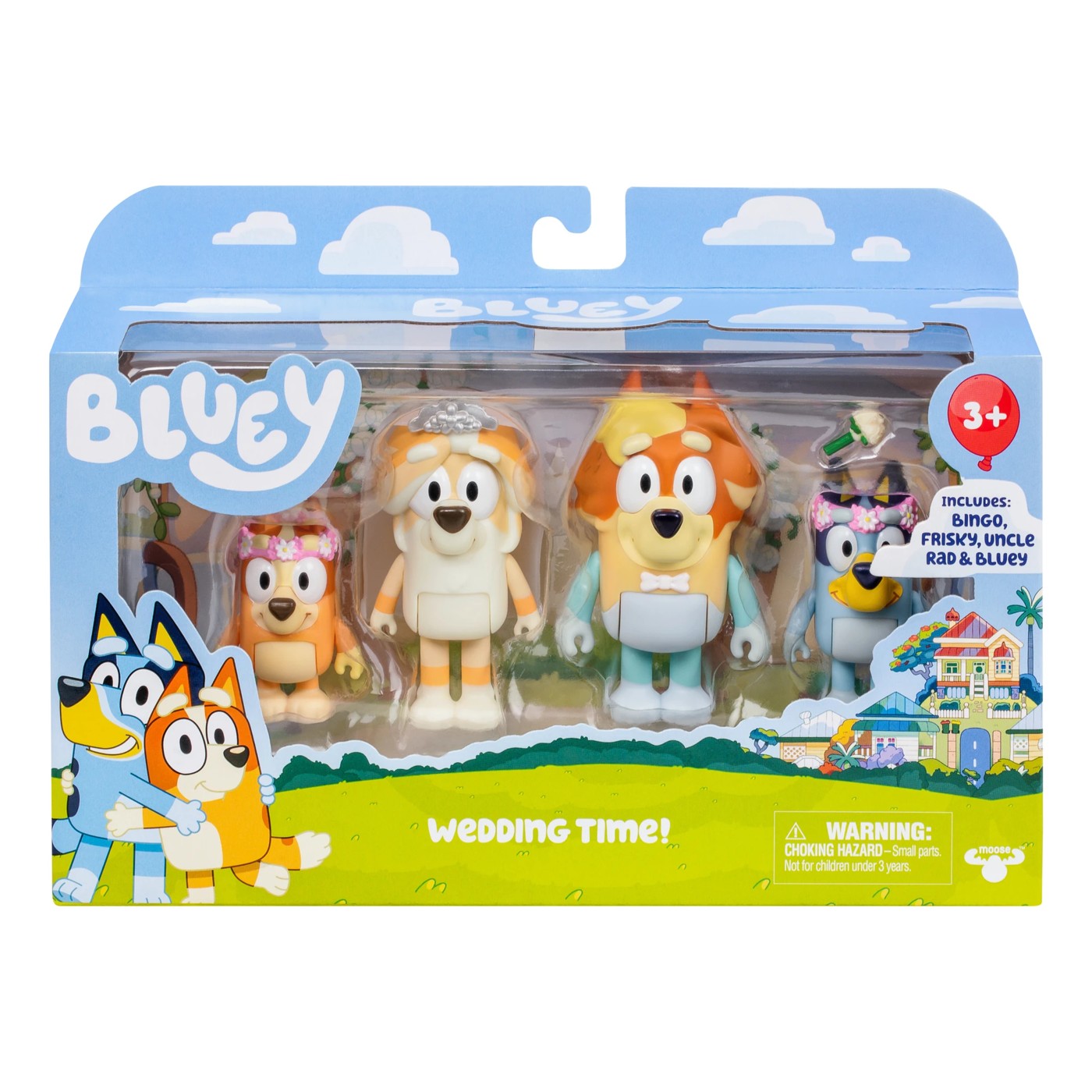 Bluey: 4 Pack Figure Set - Assorted* | Target Australia