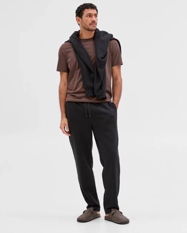 Australian Cotton Blend Uncuffed Trackpants