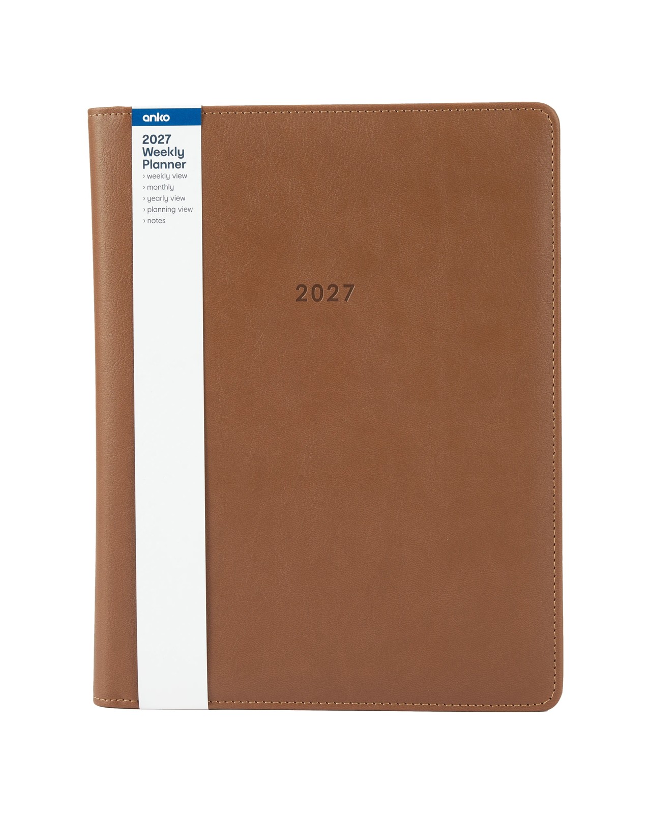 Anko 2027 Weekly Planner - Tan 5 of 6
