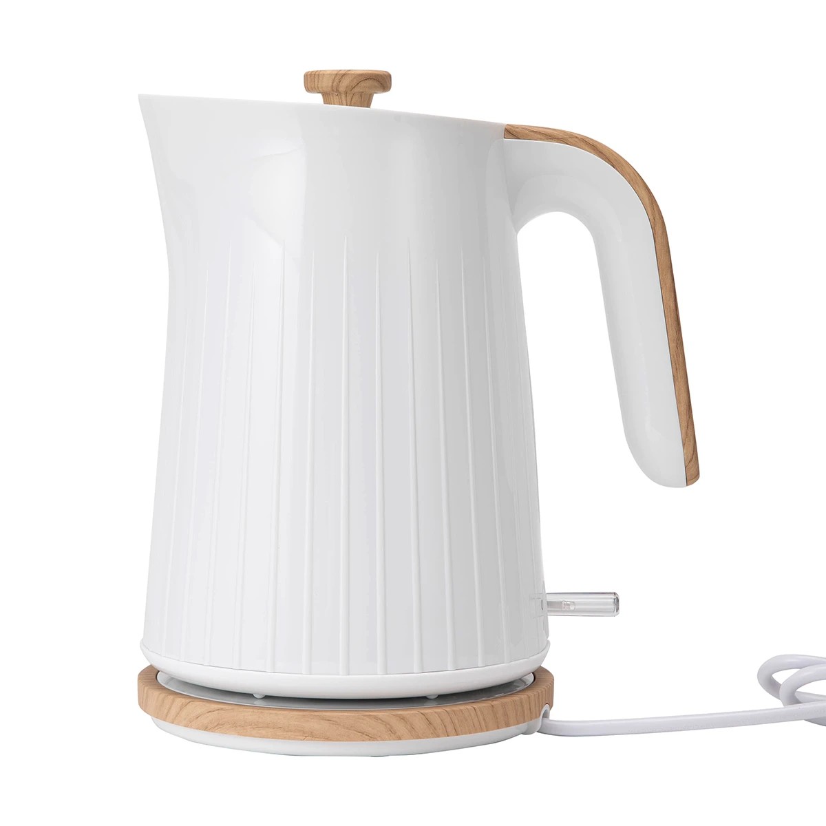 Asda white online and wood kettle