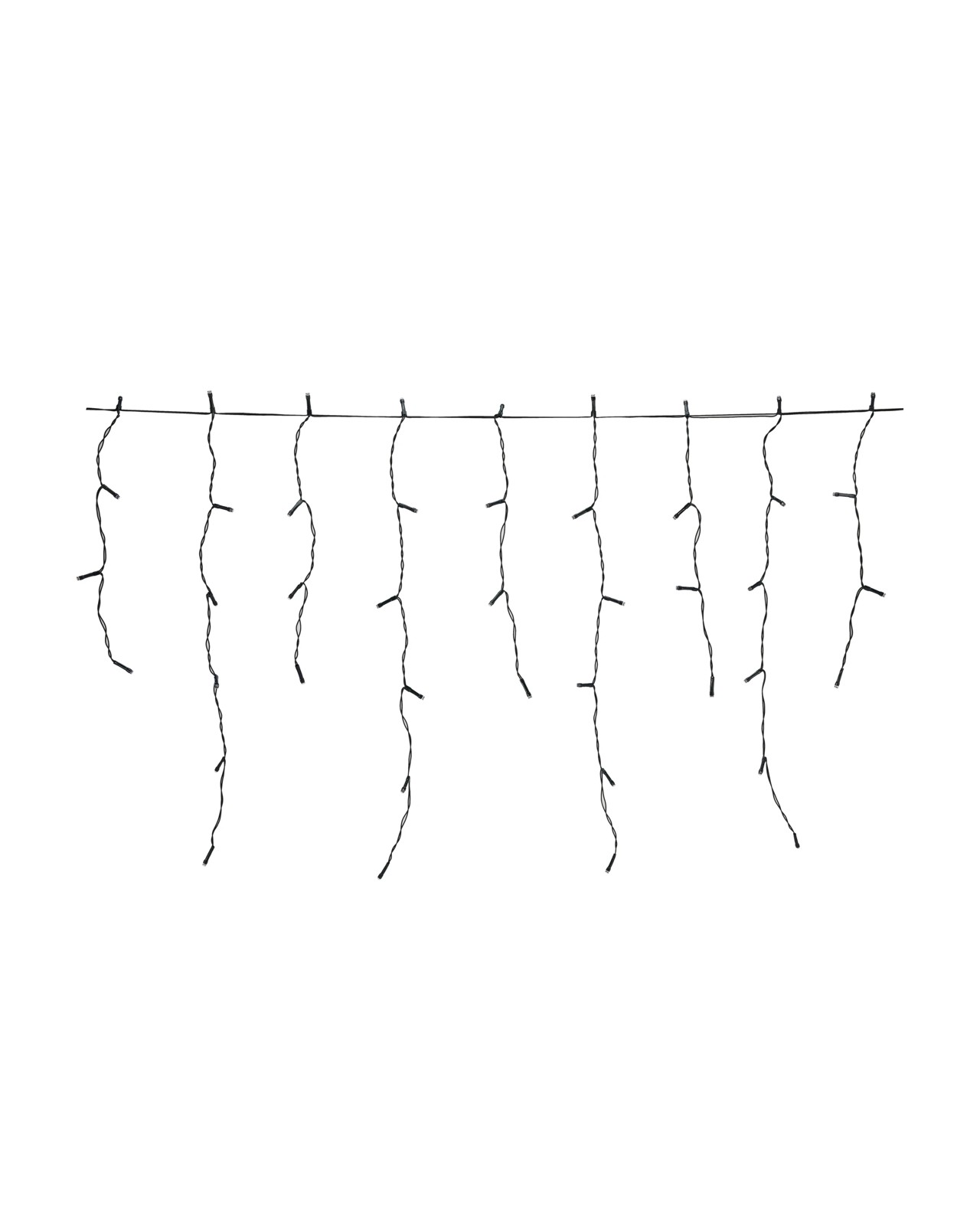 Anko Solar Powered 200 LED Blue Icicle String Lights 2 of 5