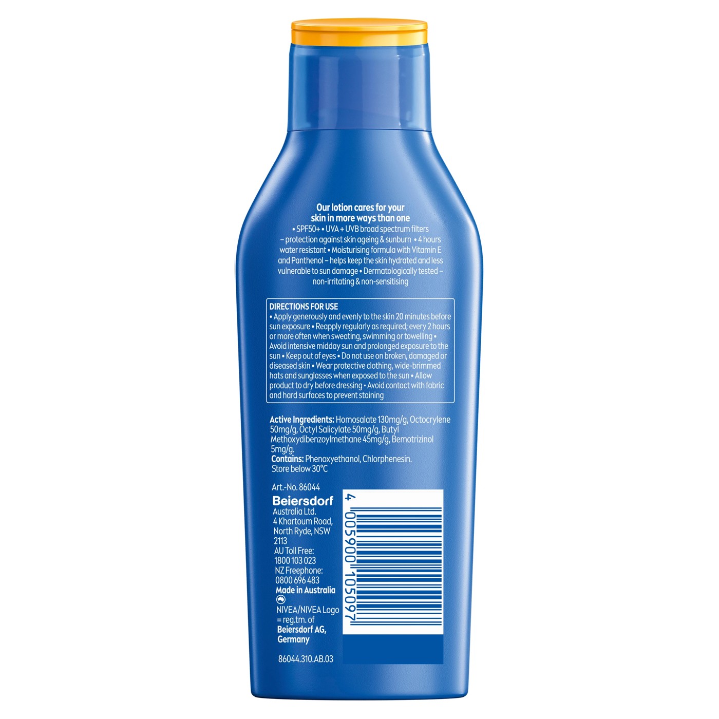 NIVEA Sun Protect & Moisture Moisture Lock SPF50+ Sunscreen Lotion 400ml 2 of 6