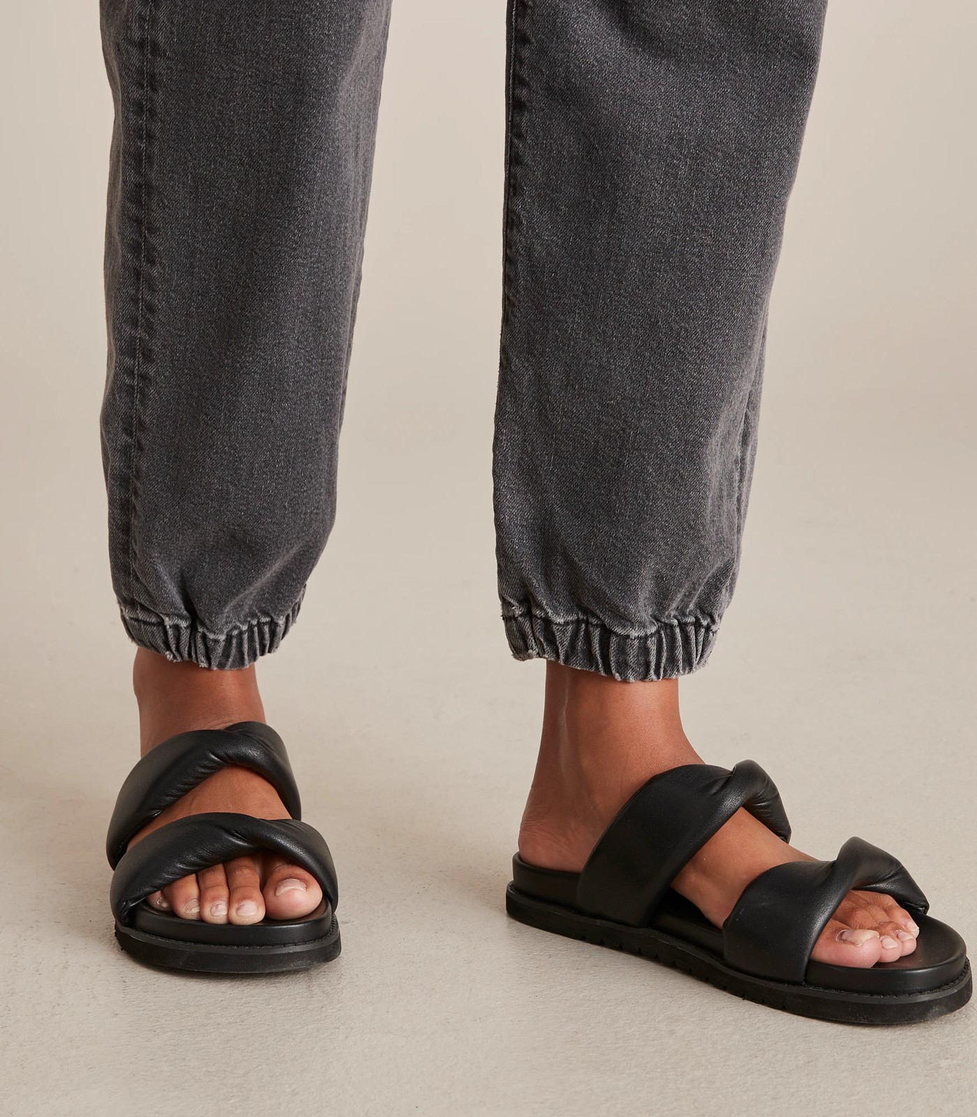 Yasmin Elasticated Hem Denim Jogger Pants 5 of 6