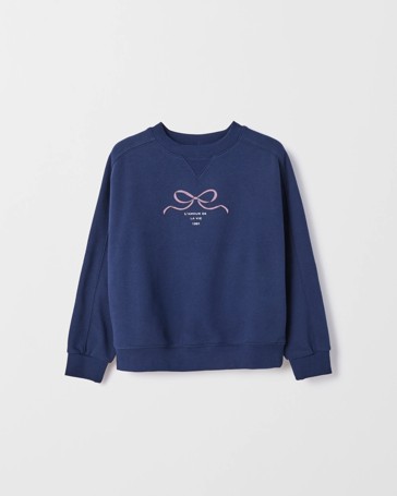 Australian Cotton Blend Long Sleeve Fleece Top