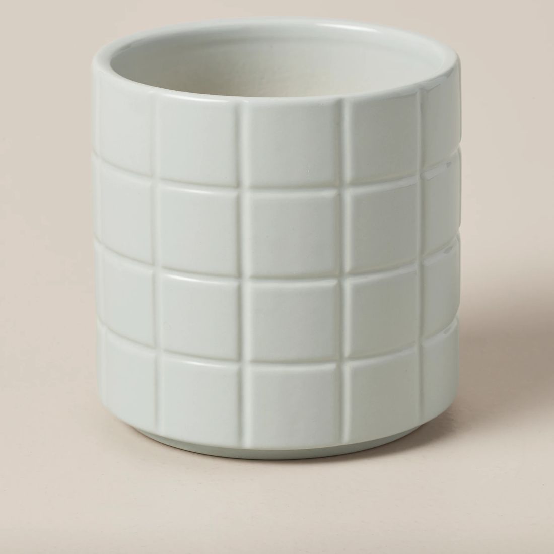 Mini Embossed Grid Pot Target Australia