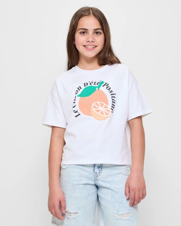 Boxy Embroidered T-shirt