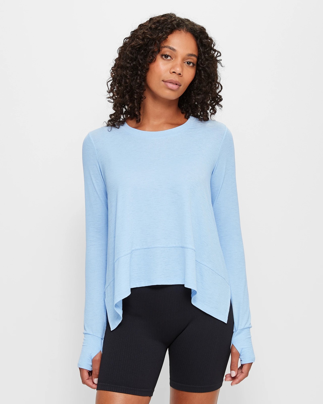 Long sleeve store flowy top