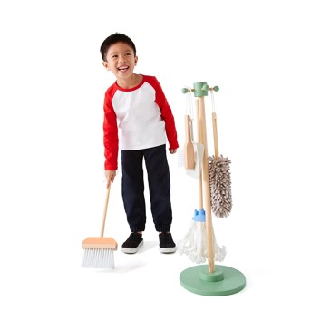 6 Piece Wooden Cleaning Toy Set - Anko