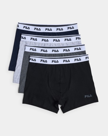 Fila Rome 4 Pack Sports Trunks