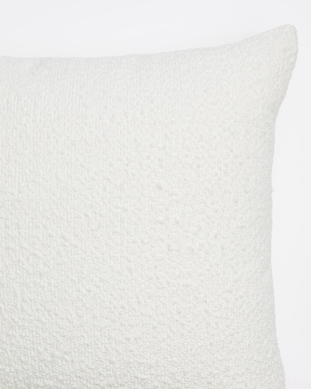 Malo Boucle Cushion - White | Target Australia