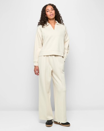 Active Australian Cotton Blend Travel Edit Wide Leg Pants